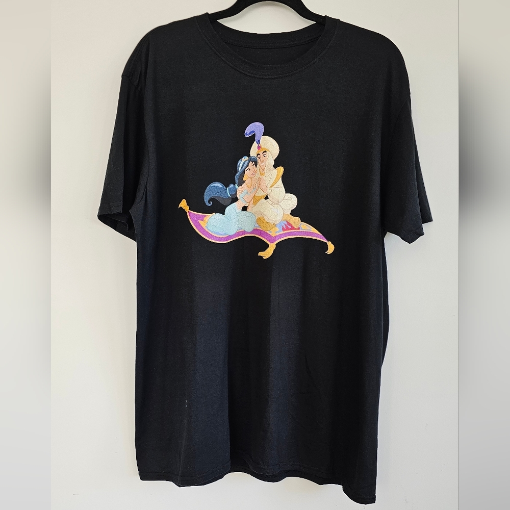 NWT Pretty Little Things Disney Aladdin Oversized T Shirt Large